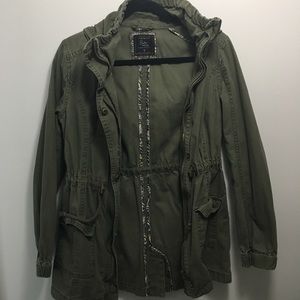 Army green jacket
